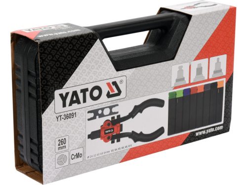 YATO Popszegecsfogó, szegecsanyahúzó és vágó 3 az 1-ben