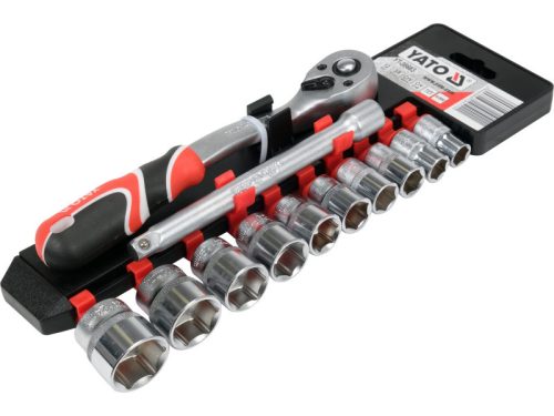 YATO Dugókulcs készlet 12 részes 3/8" 10-24 mm CrV