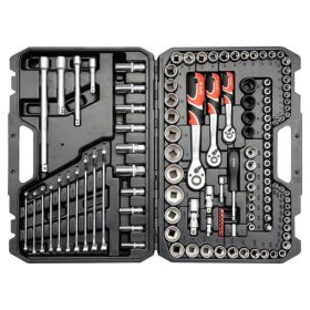   YATO Dugókulcs készlet 120 részes 1/4", 3/8", 1/2" CrV
