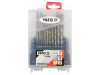 YATO Csigafúró készlet 19 részes 1-10 mm HSS Co