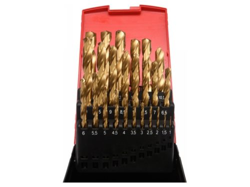 YATO Csigafúró készlet 25 részes 1-13 mm HSS-TiN