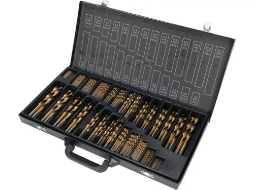 YATO Csigafúró készlet 190 részes 1-13 mm HSS-TiN