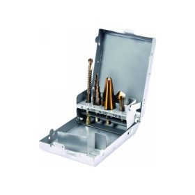   YATO Lépcsős fúró multi készlet 4 részes bit befogású