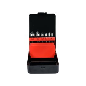   YATO Kúpos süllyesztő készlet fémre 6 részes (6,3-8,3-10,4-12,4-16,5-20,5 mm) bit befogású HSS