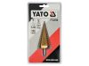 YATO Lépcsős fúró 6-38 mm 12 lépcsős HSS titán-nitrid