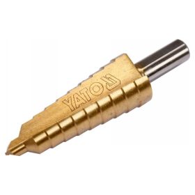 YATO Lépcsős fúró 6-20 mm 10 lépcsős HSS titán-nitrid