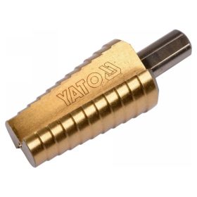   YATO Lépcsős fúró 20-30 mm 11 lépcsős HSS titán-nitrid
