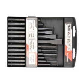   YATO Laposvágó, lyukasztó és csapszegkiütő készlet 12 részes