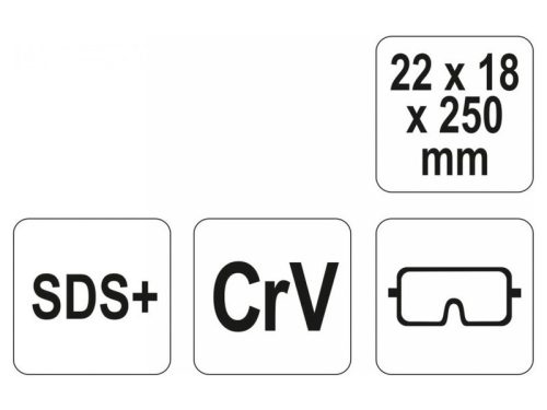 YATO Horonyvésőszár 250 mm SDS-Plus
