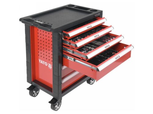 YATO Szerszámkocsi szerszámokkal 177 részes, könnyített