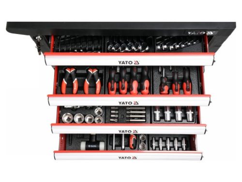 YATO Szerszámkocsi szerszámokkal 177 részes, könnyített