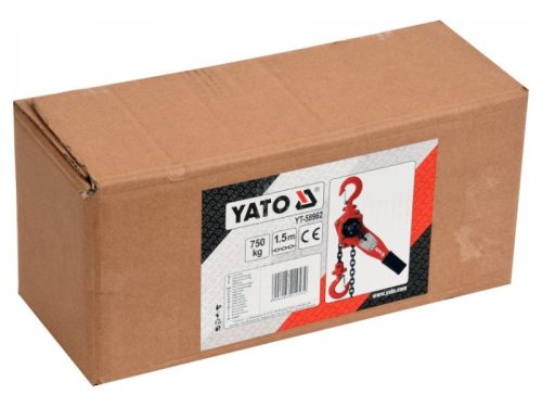 YATO Karos láncos emelő 750 kg 1,5 m