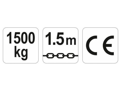 YATO Karos láncos emelő 1500 kg 1,5 m