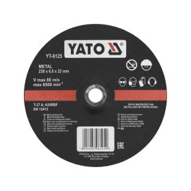 YATO Tisztítókorong fémre 230 x 6,0 x 22,2 mm