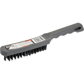 YATO Drótkefe 4 soros műanyag nyéllel