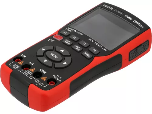 YATO 3 in 1 oszcilloszkóp multiméter funkcióval 280 Msa/A 50 Mhz