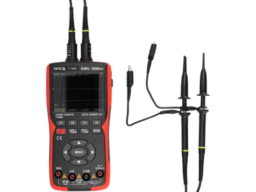 YATO 3 in 1 oszcilloszkóp multiméter funkcióval 280 Msa/A 50 Mhz