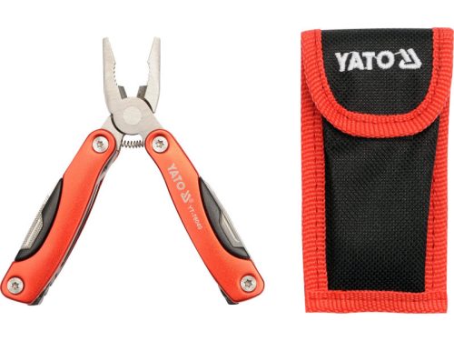 YATO Multifunkciós szerszám (zsebkés) + tok Alumínium