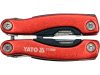 YATO Multifunkciós szerszám (zsebkés) + tok Alumínium