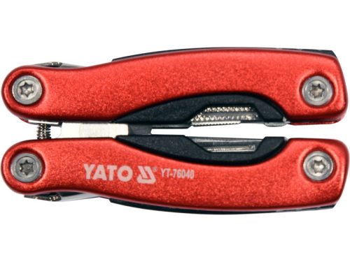 YATO Multifunkciós szerszám (zsebkés) + tok Alumínium