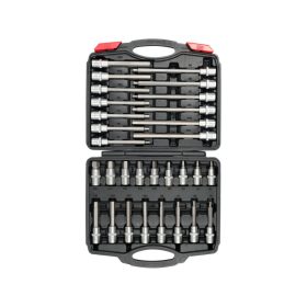   YATO Bit dugókulcs készlet 30 részes Imbusz 1/2" 5-19 mm CrV