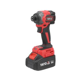  YATO Akkus ütvecsavarozó 1/4" 230 Nm szénkefe nélküli 18 V (1 x 4,0 Ah akku + töltő)