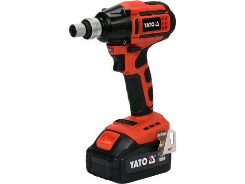 YATO Akkus ütvecsavarozó 1/2" 250 Nm szénkefe nélküli 18 V (1 x 3,0 Ah akku + töltő)