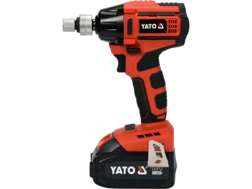 YATO Akkus ütvecsavarozó 1/2" 250 Nm szénkefe nélküli 18 V (1 x 3,0 Ah akku + töltő)