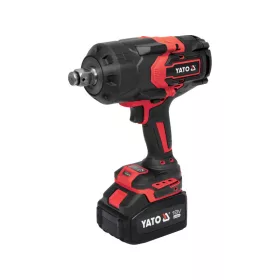   YATO Akkus ütvecsavarozó 3/4" 2400 Nm szénkefe nélküli 18 V (1 x 6,0 Ah akku + töltő)