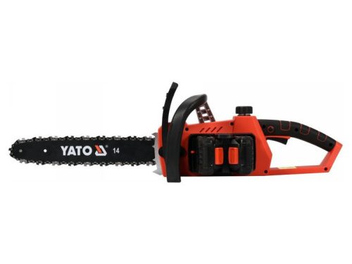 YATO Akkus láncfűrész 350 mm 2 x 18 V (2 x 2,0 Ah akku + töltő)