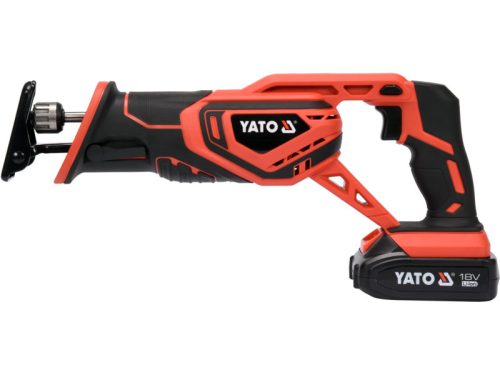 YATO Akkus szablyafűrész 18 V Li-Ion (1 x 2,0 Ah akku + töltő)