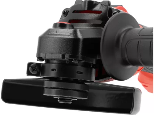YATO Akkus sarokcsiszoló 125 mm szénkefe nélküli 18 V (1 x 4 Ah akku + töltő)
