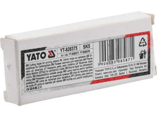 YATO Vágókés az YT-828377, YT-828378 akkus metszőollóhoz