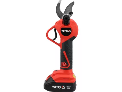 YATO Akkus metszőolló szénkefementes 30 mm 18 V ( 2 Ah akksival és töltővel )
