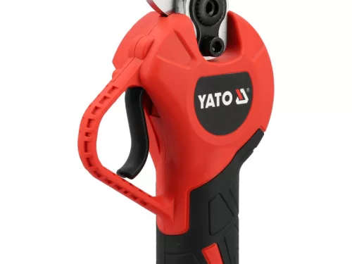 YATO Akkus metszőolló szénkefementes 30 mm 18 V ( 2 Ah akksival és töltővel )
