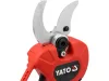 YATO Akkumulátoros metszőolló szénkefementes  40 mm 18 V ( 2 Ah akksival és töltővel )