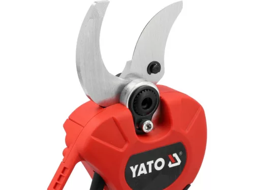 YATO Akkumulátoros metszőolló szénkefementes  40 mm 18 V ( 2 Ah akksival és töltővel )