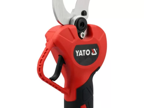 YATO Akkumulátoros metszőolló szénkefementes  40 mm 18 V ( 2 Ah akksival és töltővel )
