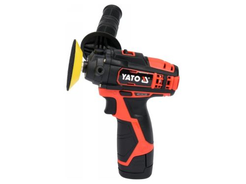 YATO Akkus polírozó 80 mm 12 V Li-Ion (1 x 2,0 Ah akku + töltő)