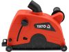 YATO Sarokcsiszoló porelszívó adapter vágáshoz 180-230 mm