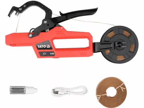 YATO Akkus facsemete kötözőgép 0 - 45 mm 4.2 V 2.5 Ah