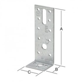 VORMANN DERÉKSZÖGŰ LEMEZ 70918   90X35X40 MM/ 50 DB