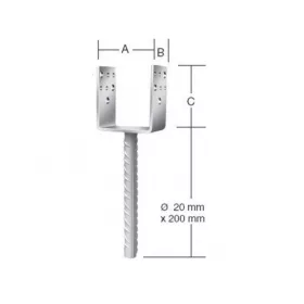 VORMANN OSZLOPTALP 71314 71X60X100 BETONOZHATÓ