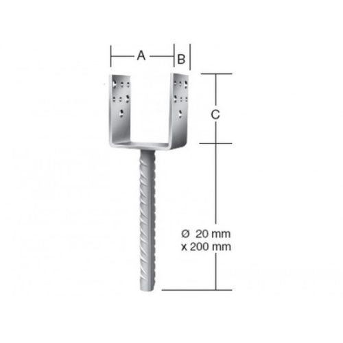 VORMANN OSZLOPTALP 71316 91X60X100 BETONOZHATÓ