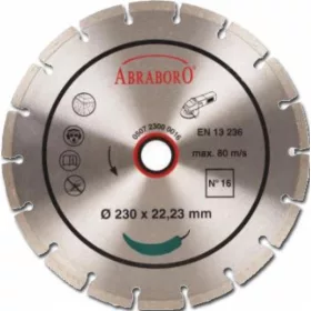   GYÉMÁNTVÁGÓ ABRABORO 115X22,3 No.16  SZEGMENS 7 MM /ST-5/
