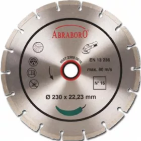   GYÉMÁNTVÁGÓ ABRABORO 125X22,3 No.16  SZEGMENS 7 MM  /ST-5/