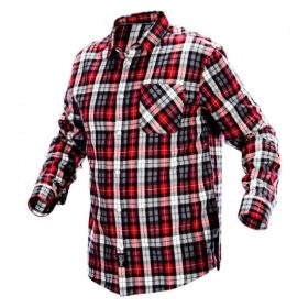 ING NEO 81-540-S  FLANEL PIROS-FEKETE-FEHÉR 100% PAMUT, S 