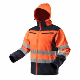   LÁTHATÓSÁGI DZSEKI NEO 81-701-S SOFTSHELL, KAPUCNIVAL, NARANCSSÁRGA
