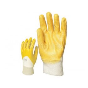 VÉDŐKESZTYŰ  R 9320  SÁRGA NITRIL/10 PÁR