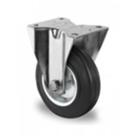 KERÉK FIX TALPAS ¤ 125 FÉMHÁZAS 